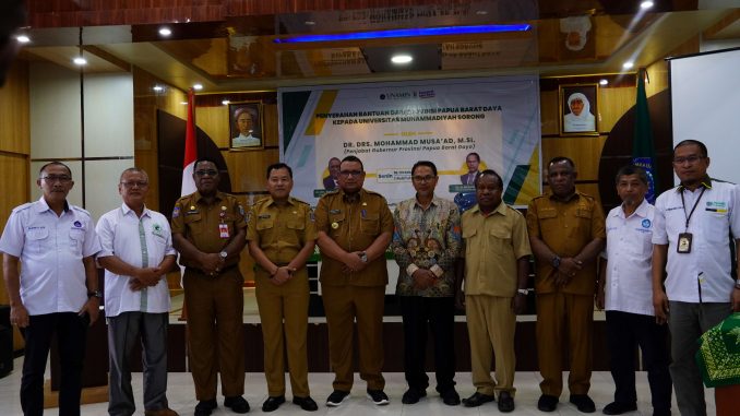UNAMIN Terima Bantuan Rp. 3,8 Miliar dari Pemerintah Papua Barat Daya untuk Majukan SDM