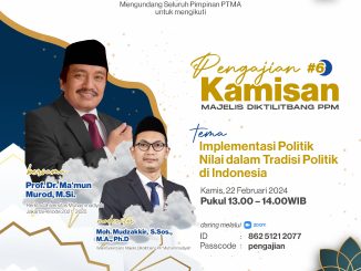 Pengajian Kamisan #6 Majelis Diktilitbang PPM: Implementasi Politik Nilai dalam Tradisi Politik di Indonesia