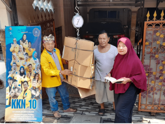 Mahasiswa KKN IBM Bekasi Kumpulkan Ceceran Sampah Menjadi Cuan