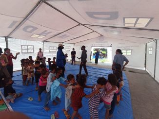 Visi Kemanusiaan, Rektor Unimof Bentuk Relawan Pendidikan dan Posko Tanggap Bencana Erupsi Gunung Lewotobi