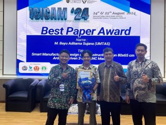 Rancang Inovasi Manufaktur Cerdas, Mahasiswa Umtas Raih Penghargaan Internasional ICICAM 2024 di Malaysia