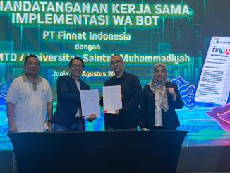 Dukung UMKM dan Pendataan Anggota Muhammadiyah, Universitas Saintek Muhammadiyah-Telkom Finnet Gelar Soft Launching Platform WA