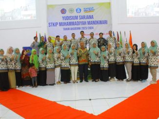 Luluskan 97 Mahasiswa, STKIP Muhammadiyah Manokwari Gelar Yudisium