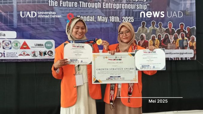 Mahasiswa UAD Sabet Gold Medal dan Penghargaan Internasional