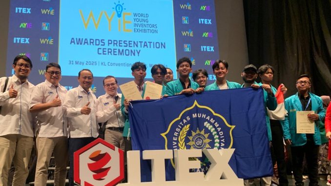 Mahasiswa UMS Raih 4 Medali Emas di World Young Inventors Exhibition 2025
