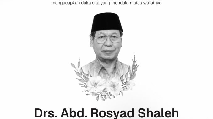 Rosyad Sholeh, Tokoh Sentral Muhammadiyah dan Pendiri IMM, Tutup Usia