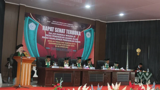 STIT Muhammadiyah Abdya Gelar Wisuda, Cetak Lulusan Unggul dan Targetkan Menuju Universitas