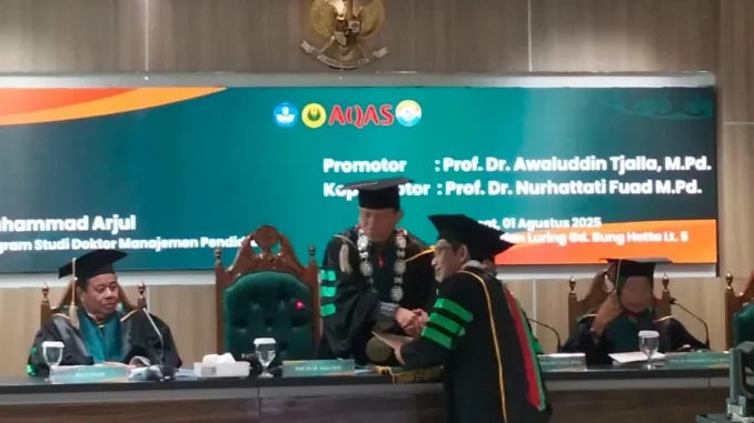 Disertasi Muhammad Arjul Angkat Internasionalisasi PTM Berbasis Nilai di Kancah Global