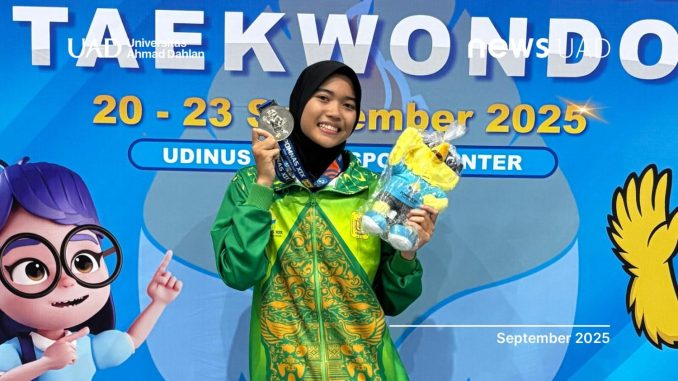 Nafisa Anindya Persembahkan Medali Perak untuk UAD di POMNAS XIX 2025