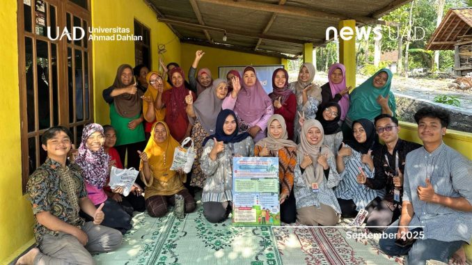 Proklim dan Kabar Besti Mahasiswa KKN UAD Dorong Kesadaran Keluarga Hadapi Perubahan Iklim dan Stunting
