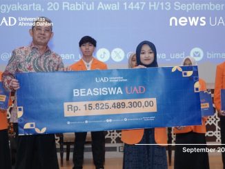 UAD Berikan Beasiswa 15,8 Miliar kepada Mahasiswa Baru 2025