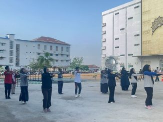 FKM UMKT Gelar Senam Bersama untuk Wujudkan Kampus Sehat dan Penguatan Capacity Building