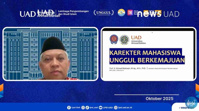 Kuliah Umum AIK untuk Mahasiswa Baru Universitas Ahmad Dahlan