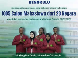 Ledakan Pendaftar Asing di Universitas Muhammadiyah Bengkulu, 1.005 Orang dari 23 Negara Berebut Bangku di UMB