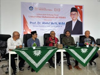 Mendikdasmen Kunjungi UM Maluku Abdul Mu’ti Tekankan Anti 3K dan Semangat Tajdid