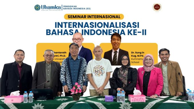  UHAMKA Dorong Internasionalisasi Bahasa Indonesia Lewat Seminar Internasional