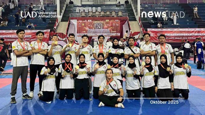 Unggul! Karate UAD Borong 24 Medali di Piala Kemenpora RI 2025