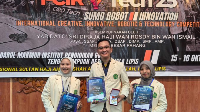 Mahasiswa UMPWR Raih Emas di Ajang Internasional i-CIRO Tech’25 Malaysia