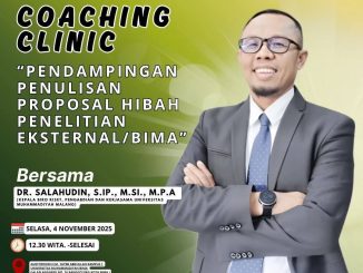 UM Bima Gelar Coaching Clinic Penulisan Hibah Kemendiktisaintek, Dorong Dosen Tingkatkan Kualitas Riset