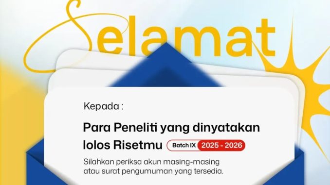 Hibah Riset Muhammadiyah (Risetmu) IX Tahun 2025