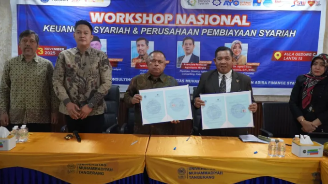 UM Tangerang Perkuat Kiprah Ekonomi Syariah lewat Workshop Nasional Keuangan Syariah