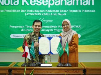 PTMA Perkuat Kiprah Global Unisa Yogyakarta Tuan Rumah Penandatanganan MoU dengan Atase Pendidikan KBRI Riyadh