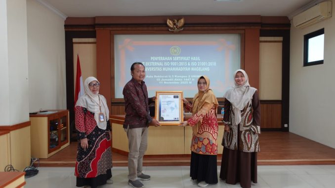 UNIMMA Raih ISO 9001:2015 dan ISO 21001:2018, Kokohkan Mutu dan Layanan Pendidikan Berstandar Internasional