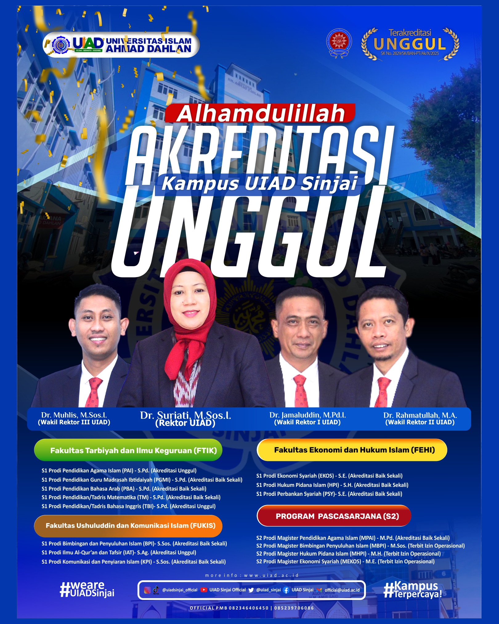 UIAD SINJAI AKREDITASI UNGGUL