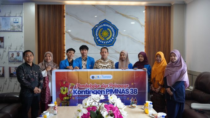 Unismuh Makassar Lepas Kontingen PIMNAS-38, Rektor Tekankan Penguatan Pembinaan Prestasi Mahasiswa