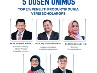 Lima Dosen UNIMUS Masuk Top 2% Peneliti Produktif Dunia Versi ScholarGPS
