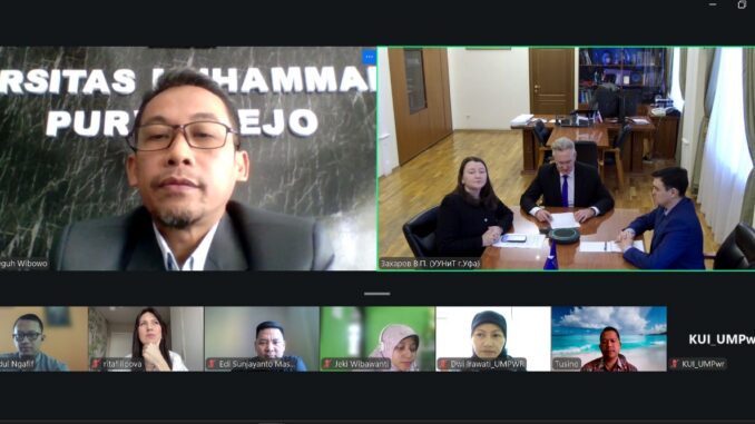 UMPWR dan Ufa University Rusia Lakukan Kerja Sama Internasional