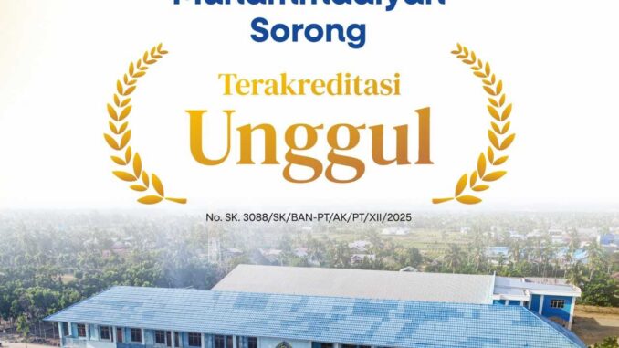 UNIMUDA Sorong Terakreditasi Unggul, Pertama di Tanah Papua dan Maluku