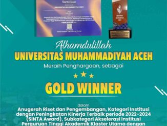 Unmuha Raih Gold Winner Sinta Award 2025, Peningkatan Kinerja Riset Kampus