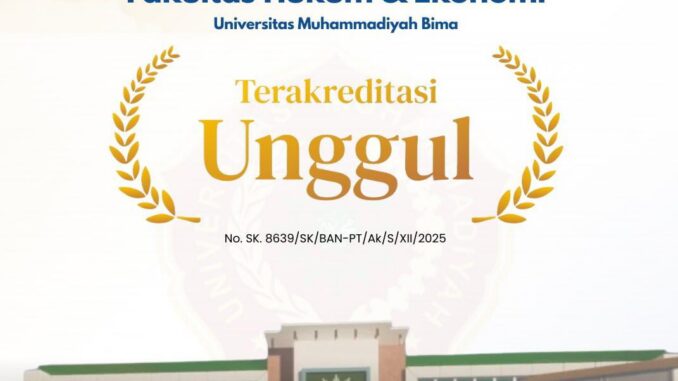Prodi Ilmu Hukum UM Bima Raih Akreditasi Unggul