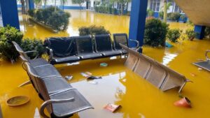 Kondisi Kampus UMMAH saat terendam banjir