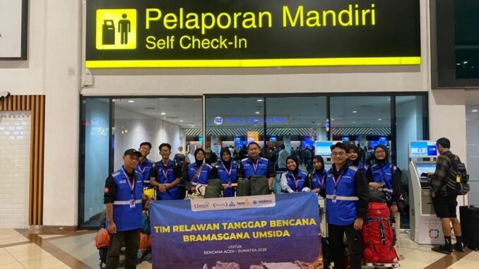 Bramasgana UMSIDA Perkuat Pemulihan Pascabencana Aceh Tamiang, Fokus Pemulihan Psikososial dan Pendidikan Anak