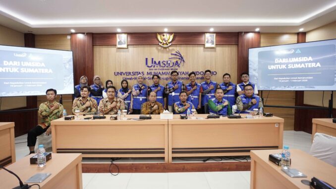 Bramasgana Umsida Diterjunkan ke Aceh Tamiang, Fokus Pemulihan Psikososial dan Pendidikan