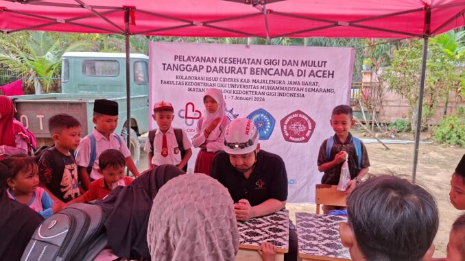 FKG UNIMUS Turun ke Aceh, Perkuat Layanan Kesehatan Gigi dalam Tanggap Darurat Bencana