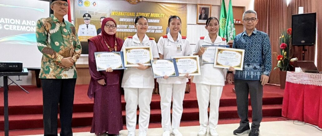 Mahasiswa UNIMAS Jalani Program International Student Mobility di ITEKES Muhammadiyah Kalbar