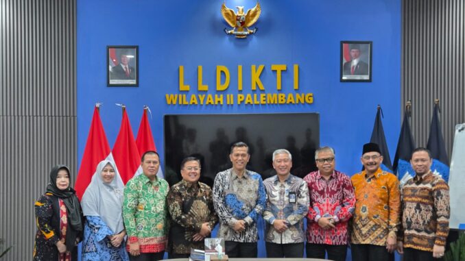 Tancap Gas Pengembangan Akademik, UMB Audiensi ke LLDIKTI Wilayah II Siapkan Guru Besar dan Prodi Strategis