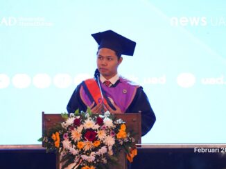 Wisudawan Terbaik UAD Tekankan Pentingnya Integritas dan Nilai Kehidupan