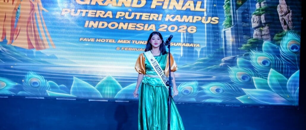 Mahasiswi Katolik UMMAD Raih Best Outfit di Putra Putri Kampus Indonesia 2026