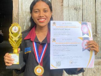 Mahasiswi UNIMOF Raih Medali Emas Kejuaraan Nasional Alberta 4.0