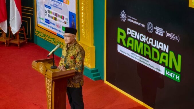 Pengkajian Ramadan 1447 H UMT Dibuka, Haedar Nashir Dorong Penguatan Kodifikasi Tauhid Murni