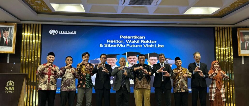 Pionir Transformasi Digital PTMA, Rektor dan Wakil Rektor Universitas Sibermu Resmi Dilantik