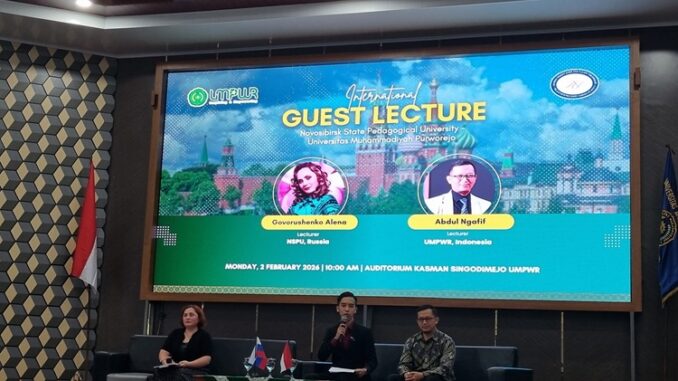 UMPWR dan NSPU Rusia Perkuat Kolaborasi Akademik melalui Guest Lecturer Internasional