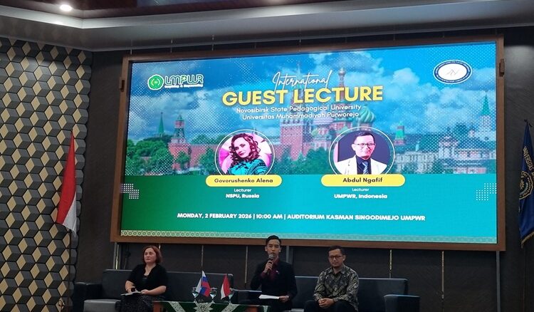 UMPWR dan NSPU Rusia Perkuat Kolaborasi Akademik melalui Guest Lecturer Internasional