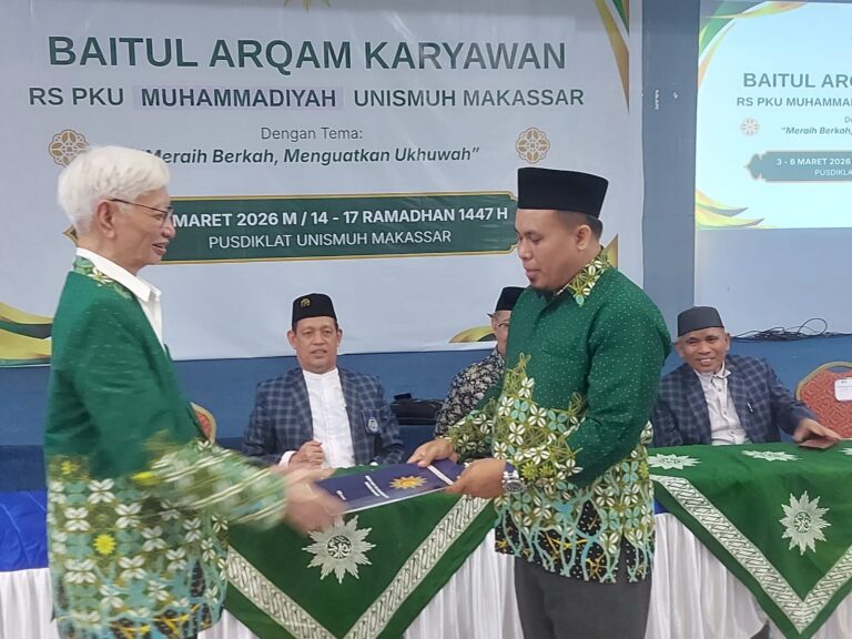 Karyawan RS PKU Unismuh Makassar Ikuti Baitul Arqam, Perkuat Spirit Perkuat Layanan Ikhlas dan Ramah