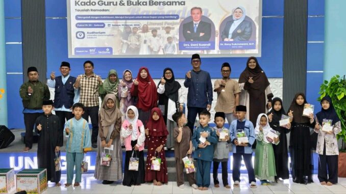 Lazismu UMMI Salurkan Kado Ramadan untuk Guru dan Santunan Anak Yatim