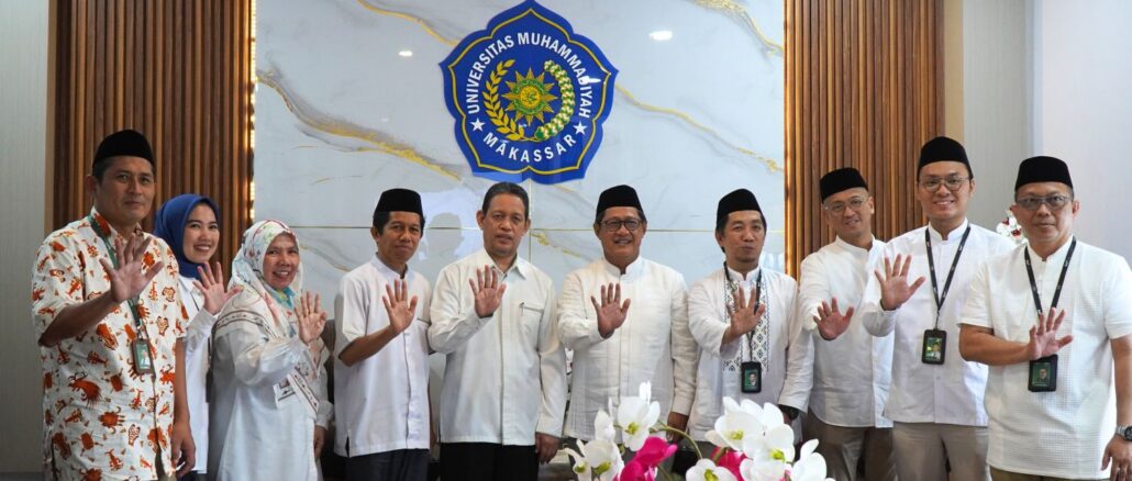 Rektor Unismuh Makassar Terima Silaturahmi Pimpinan Bank Syariah Nasional